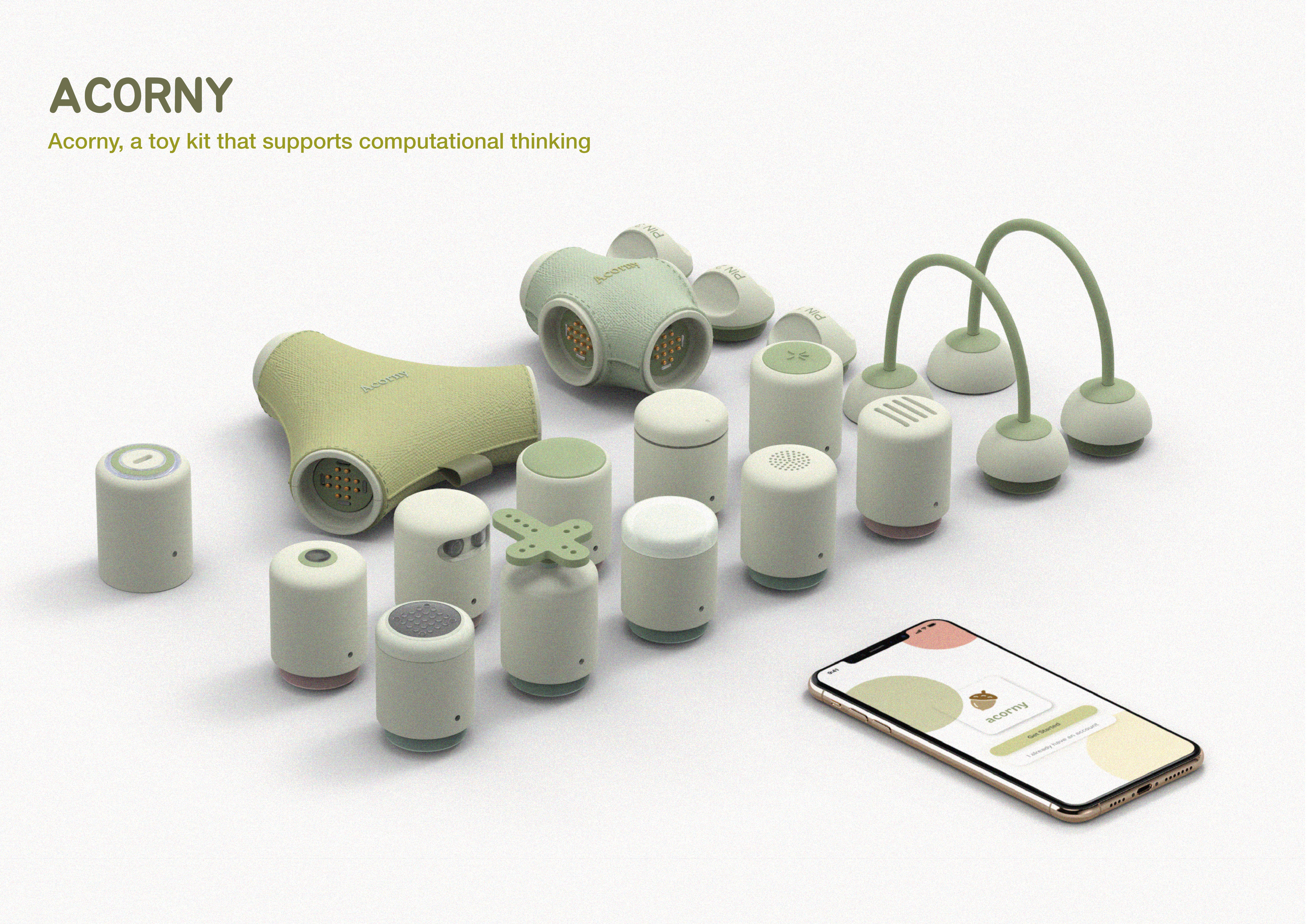 Acorny, a toy kit that supports computational thinking