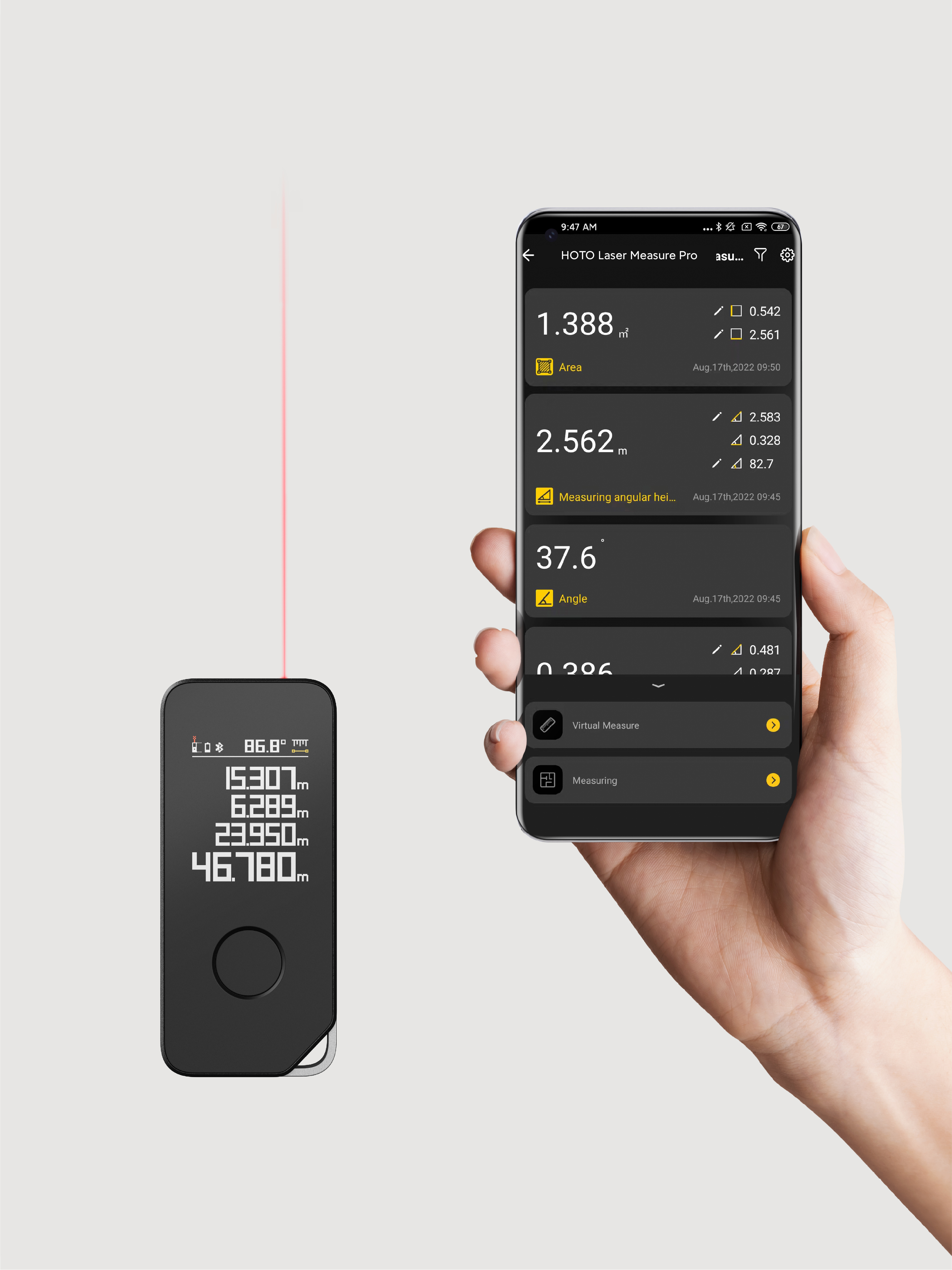 HOTO Laser Measure Pro