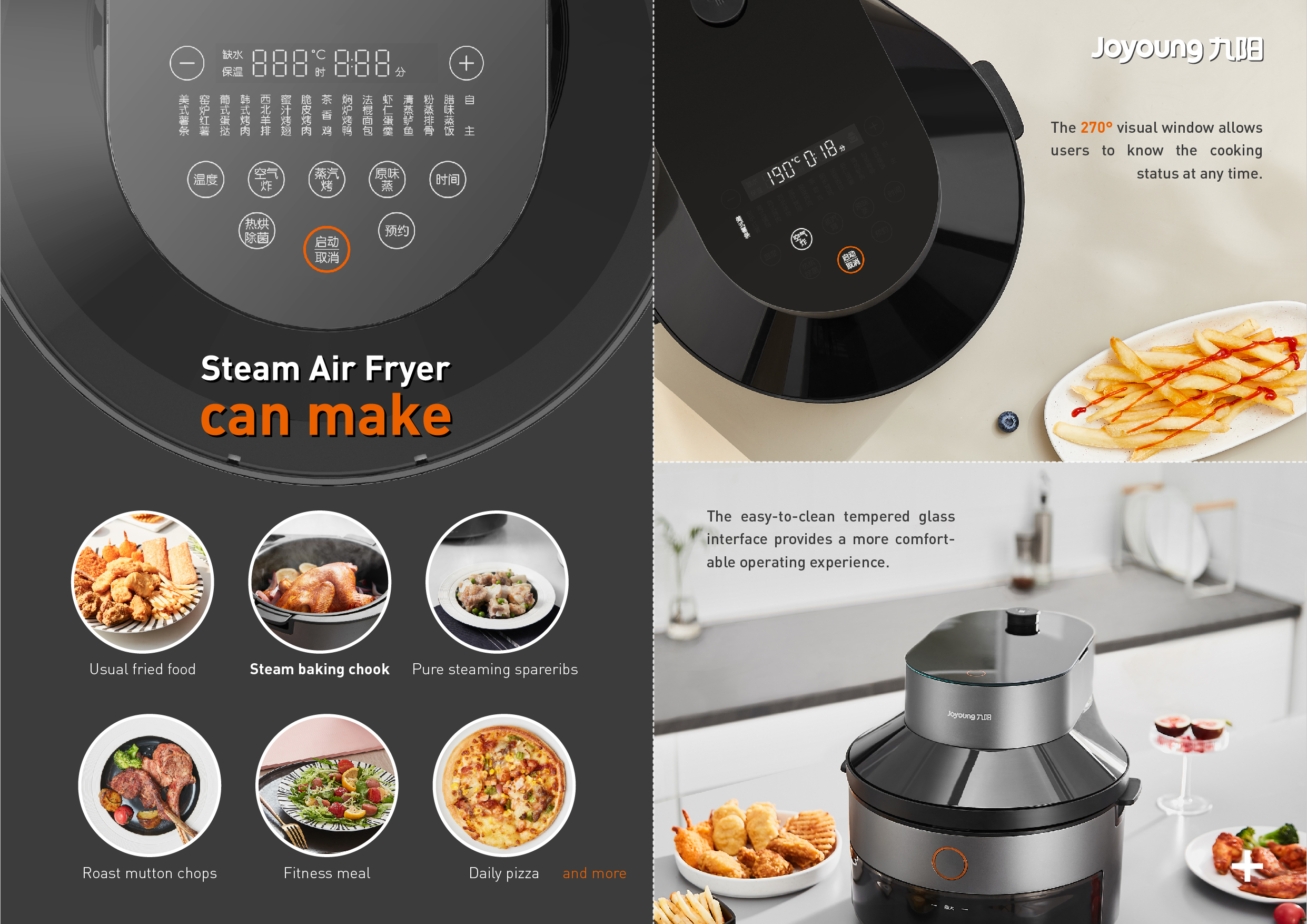 SteamFry Air Fryer + Steam Recipes