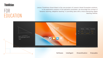 Lenovo ThinkVision Smart Board UX