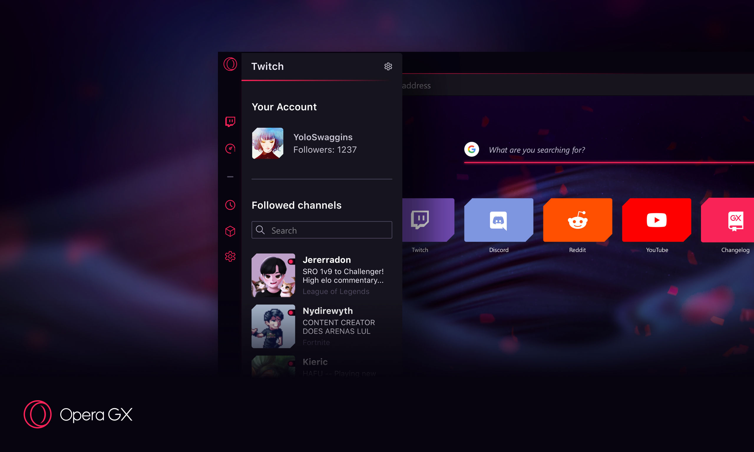 iF Design - Opera GX - Gaming browser