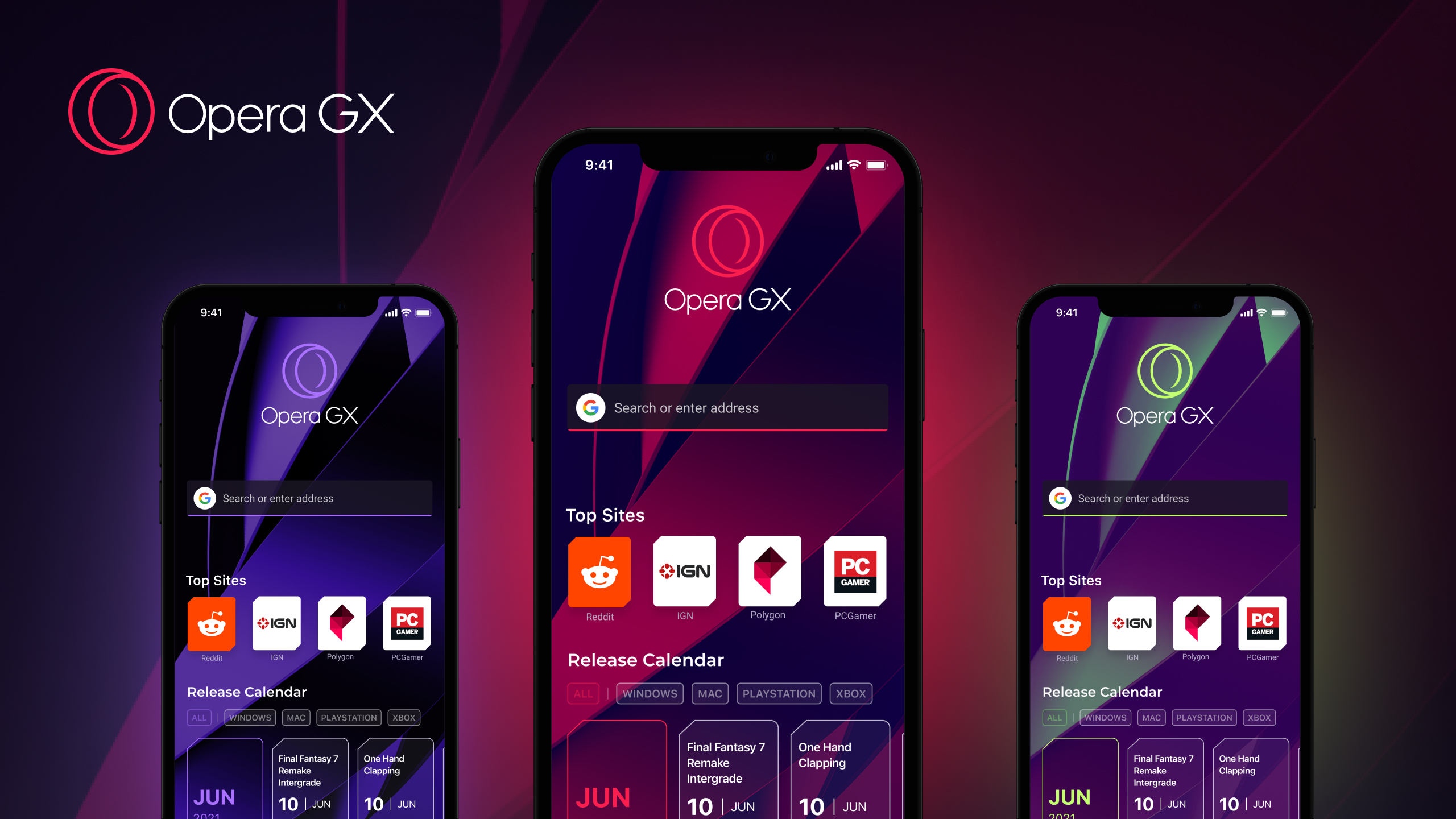 iF Design - Opera GX Mobile world's first mobile browser for gamers