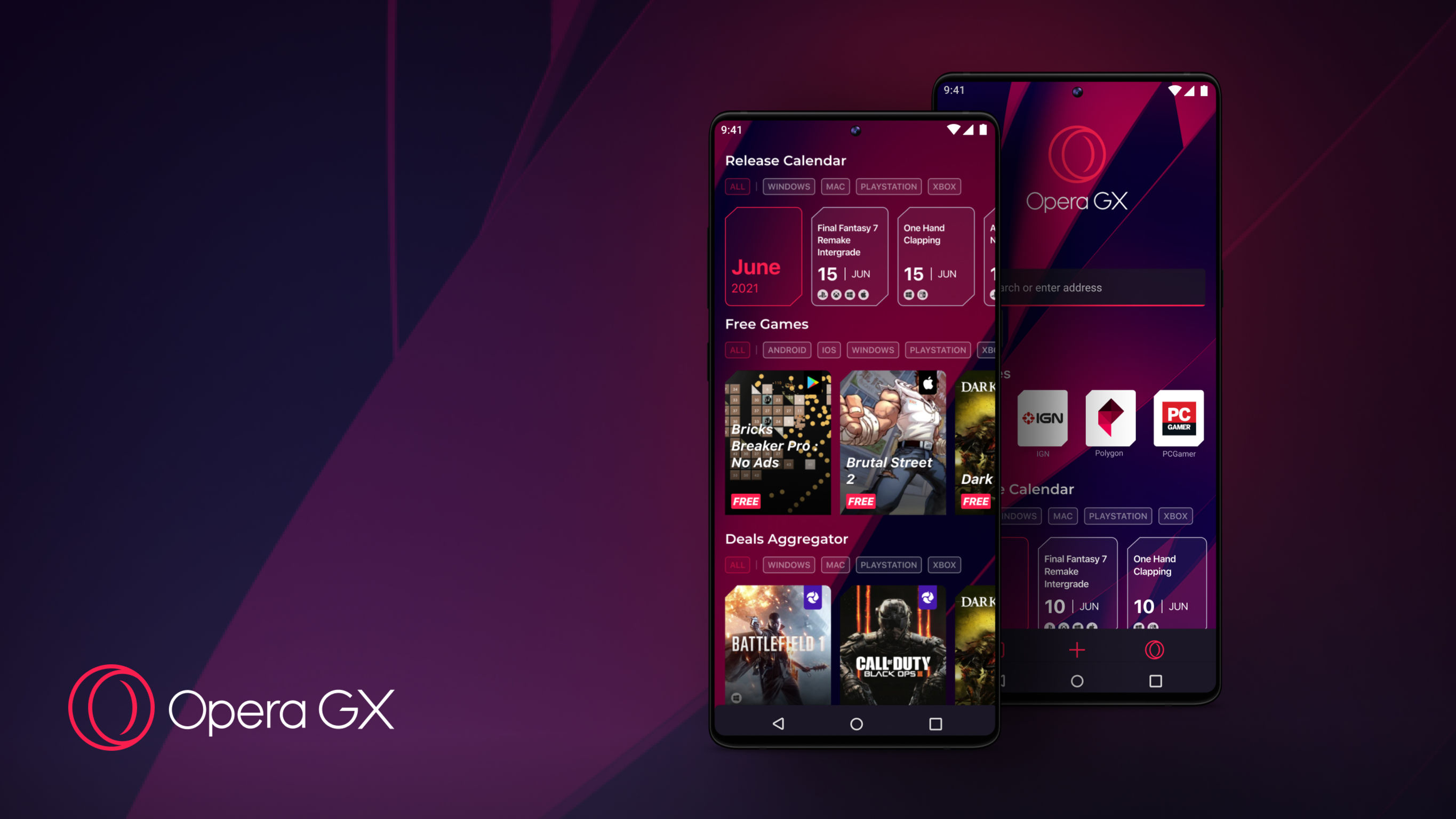 iF Design - Opera GX - Gaming browser