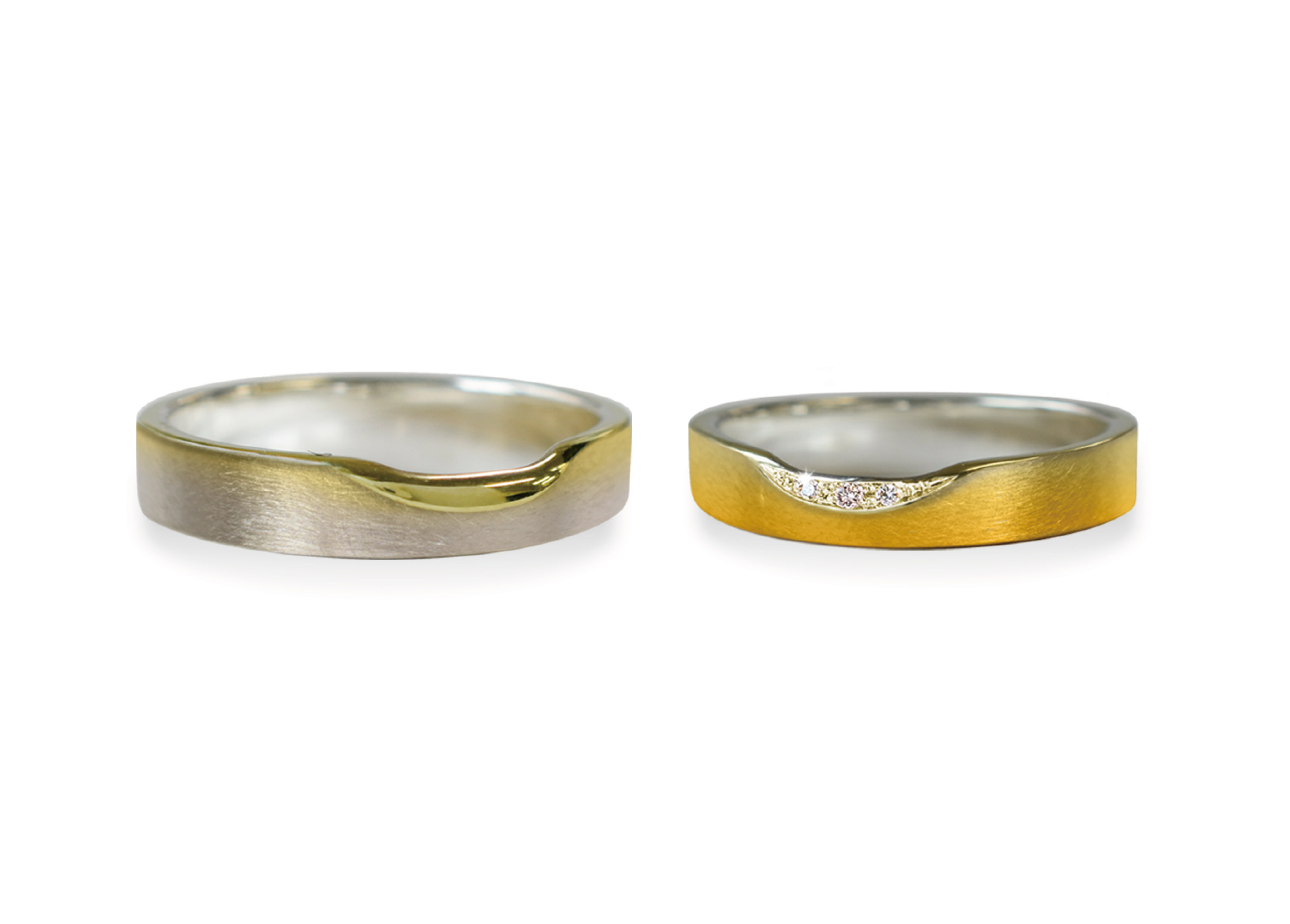 “Ring sharing ceremony” gradation ring