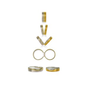 “Ring sharing ceremony” gradation ring