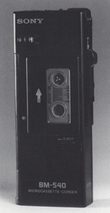 BM-540 Taschendiktiergerät f. Microcassetten