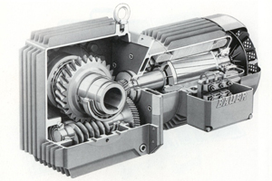 SN5FR Schneckengetriebe mit Drehstrommotor