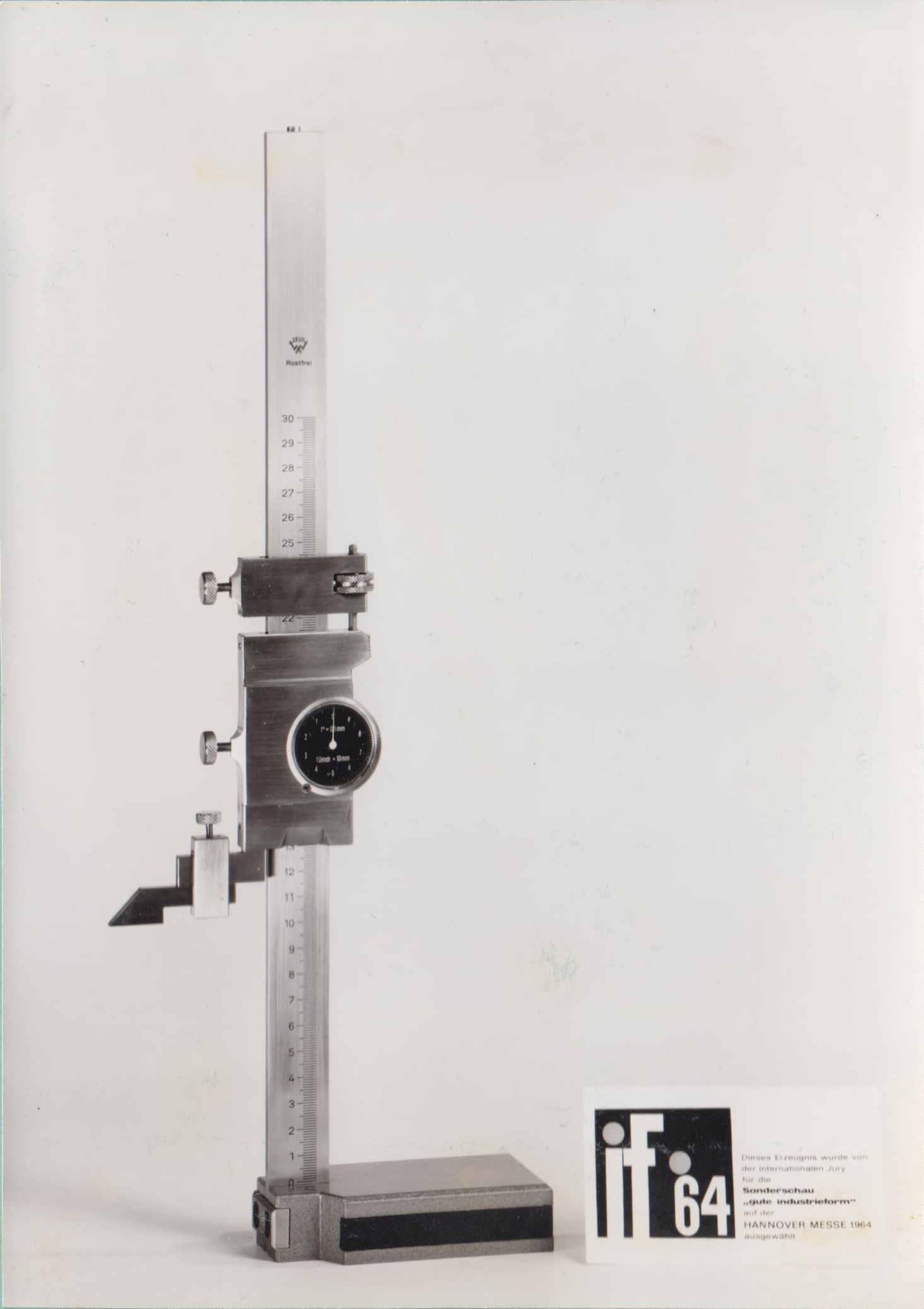 Feinmeß-Höhenreißwerkzeug Nr. 131 mit Uhrablesung