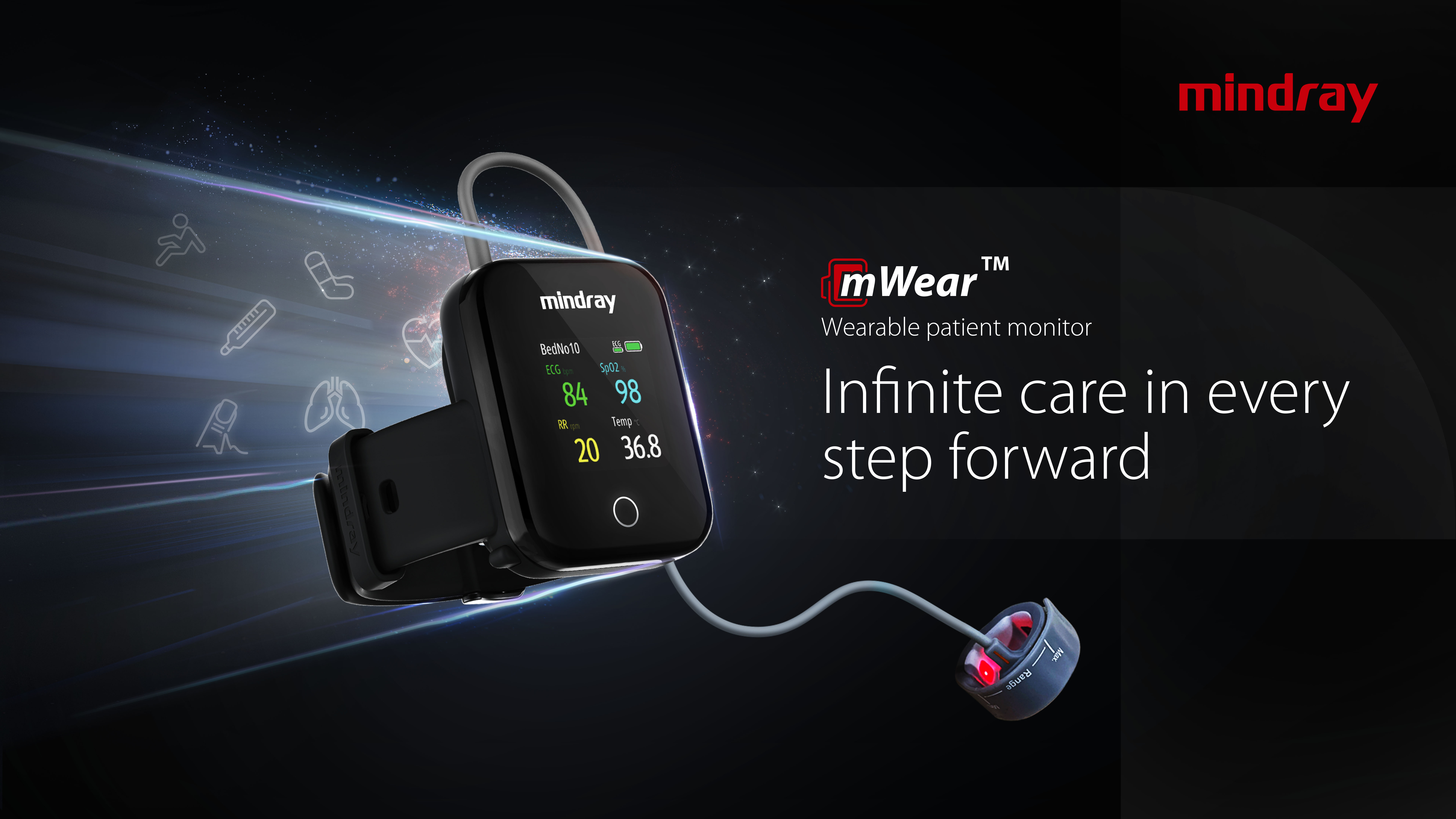 iF Design mWear wearable patient monitoring system