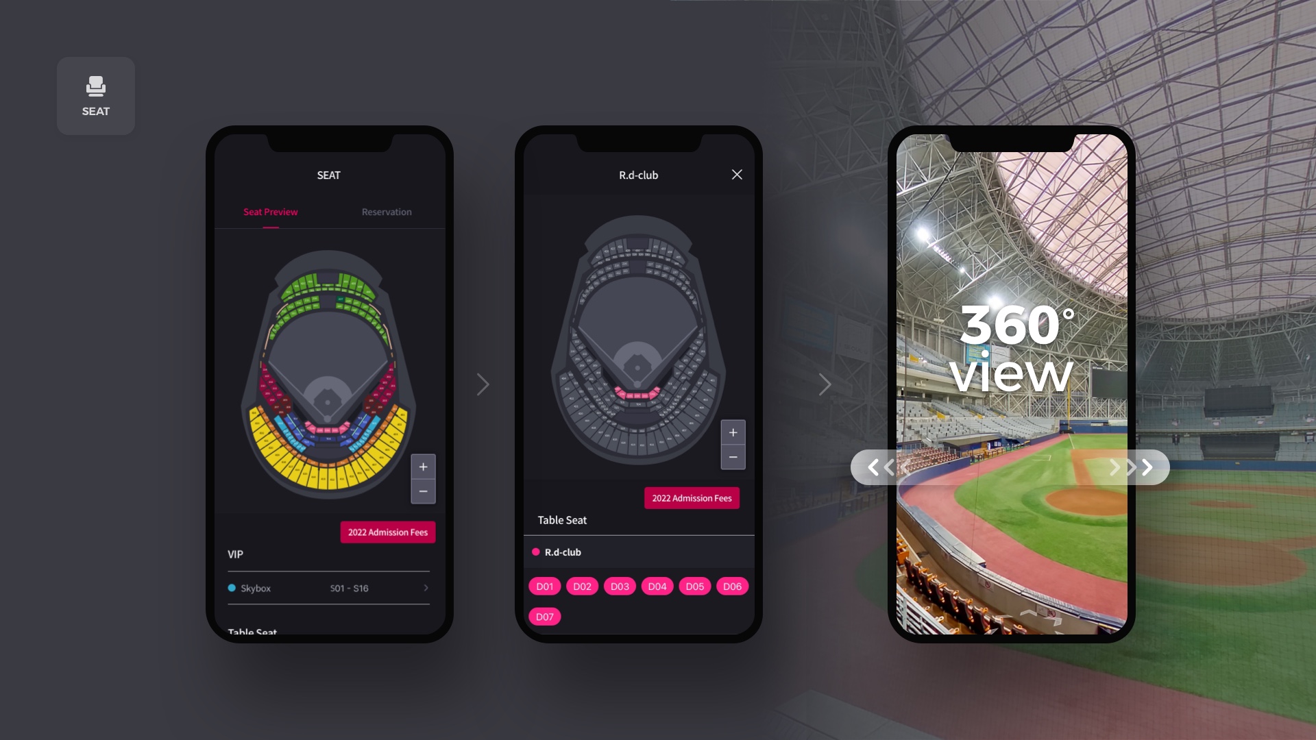 iF Design - Seoul Heroes Smart Stadium UX/UI