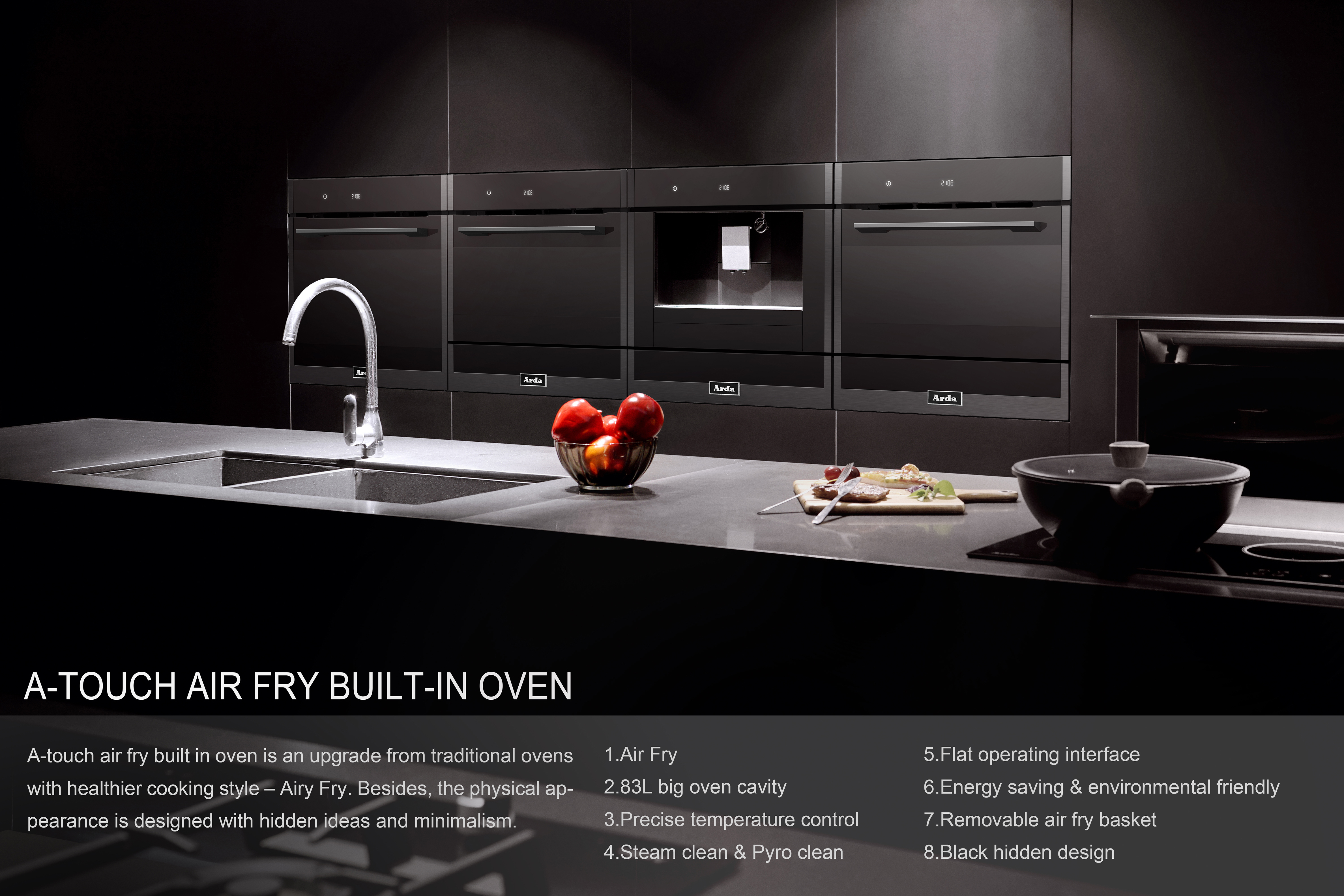 A-Touch Air Fry Built-in Oven
