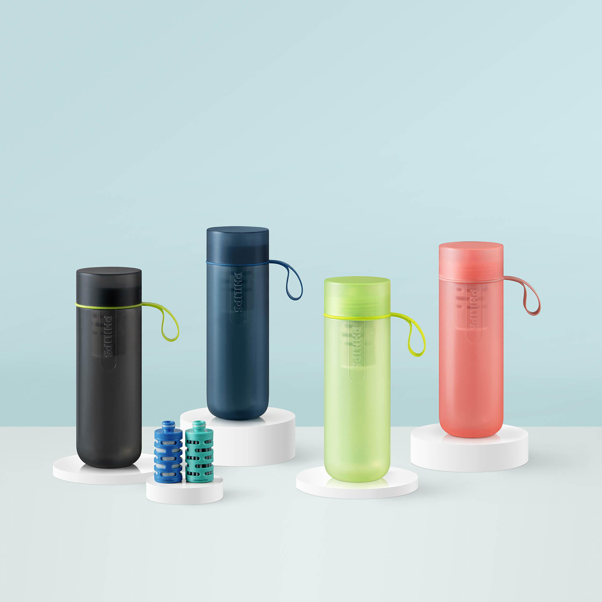 GoZero Insulated Stainless Steel Filter Water Bottle