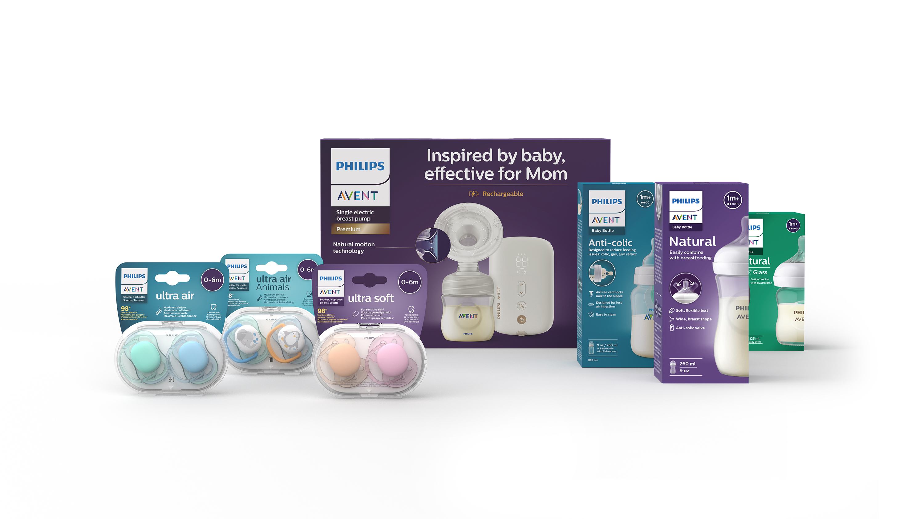 Philips Avent packaging design system