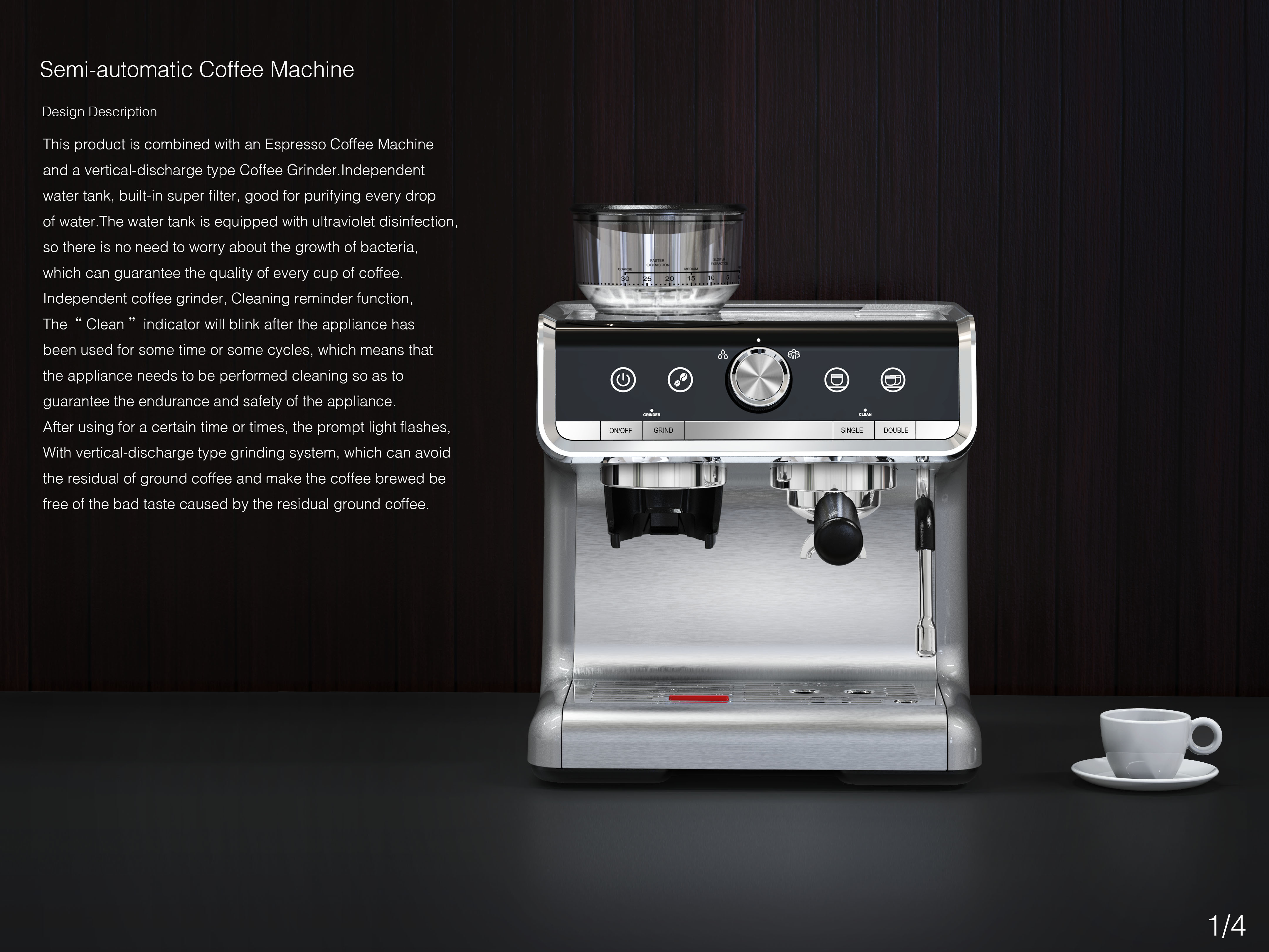 Barsetto Espresso Machine - Black