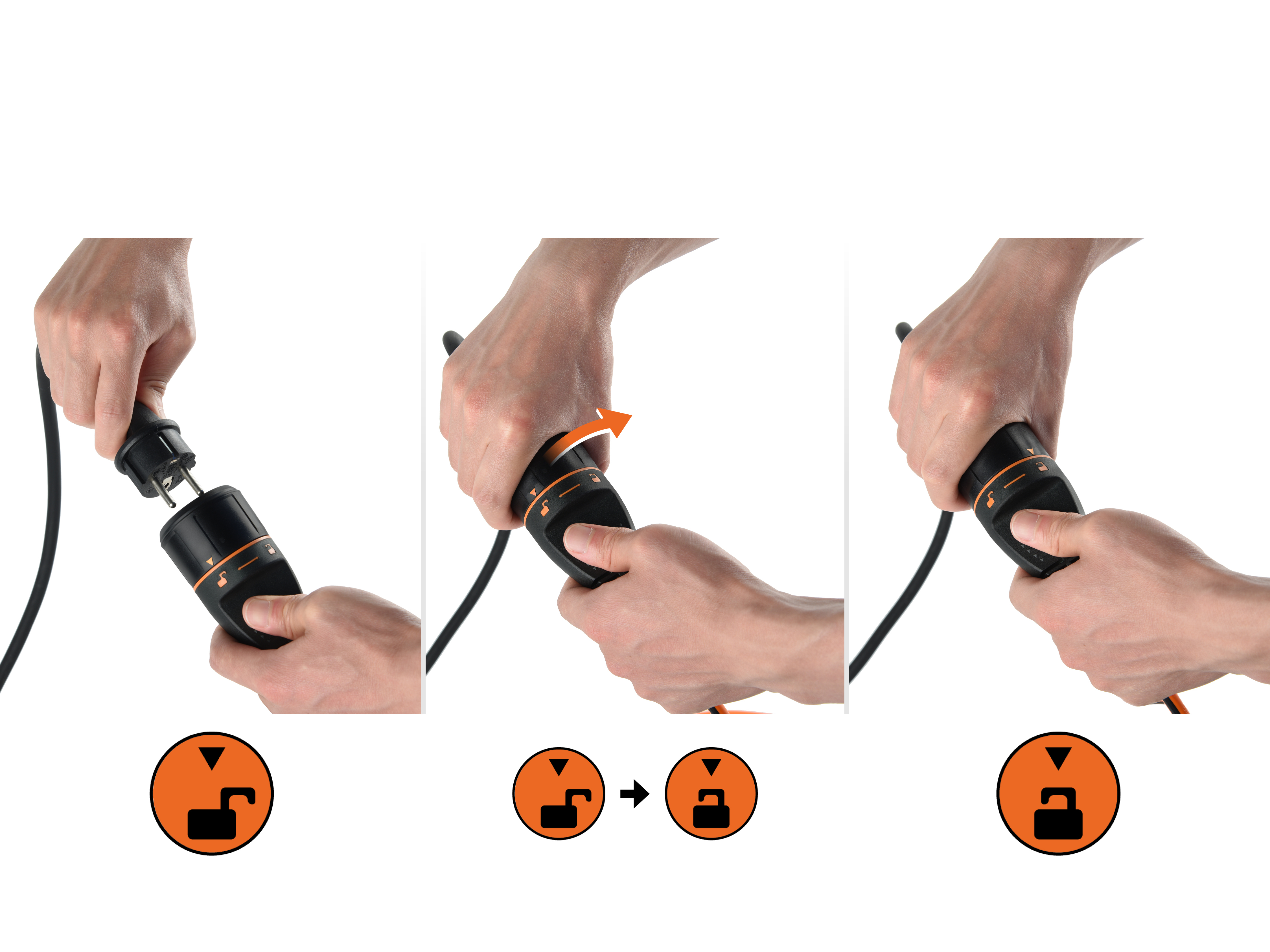 Electralock™: Power connection locking system
