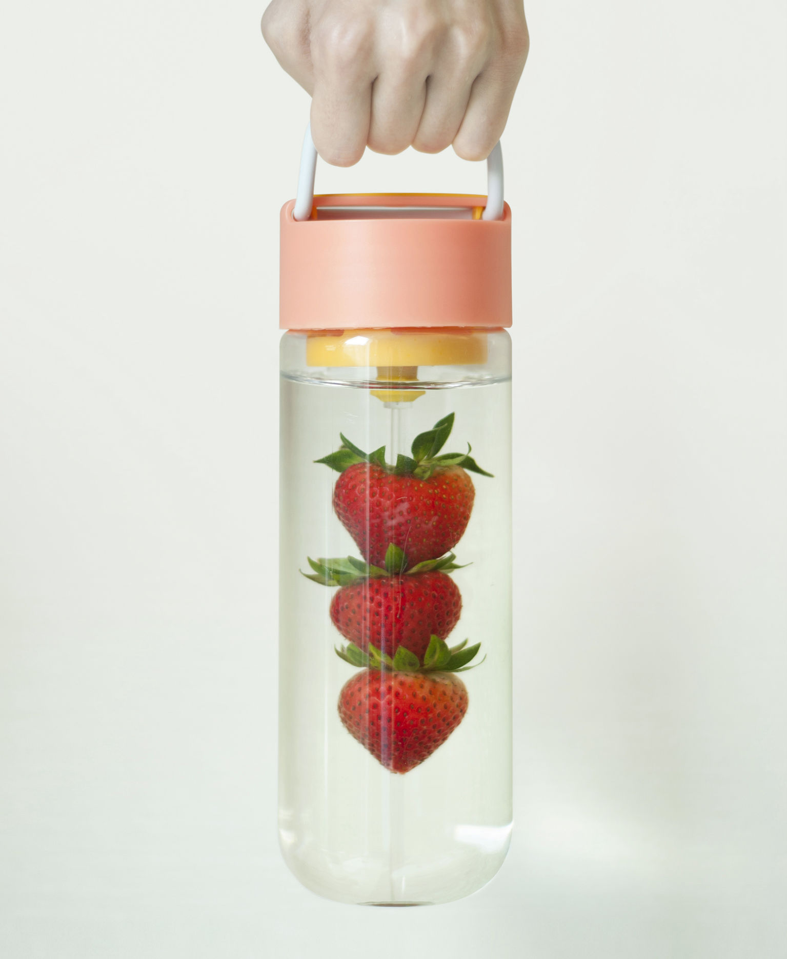 Berry Fresh Glass Water Bottle