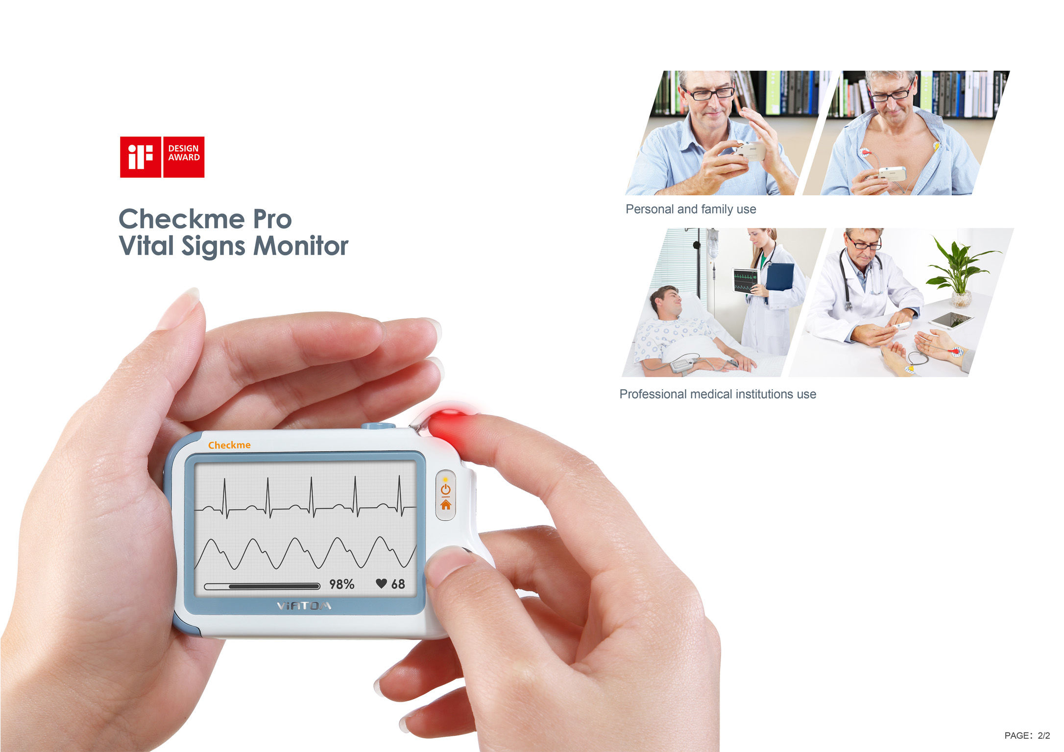 Checkme™ Pro Vital Signs Monitor