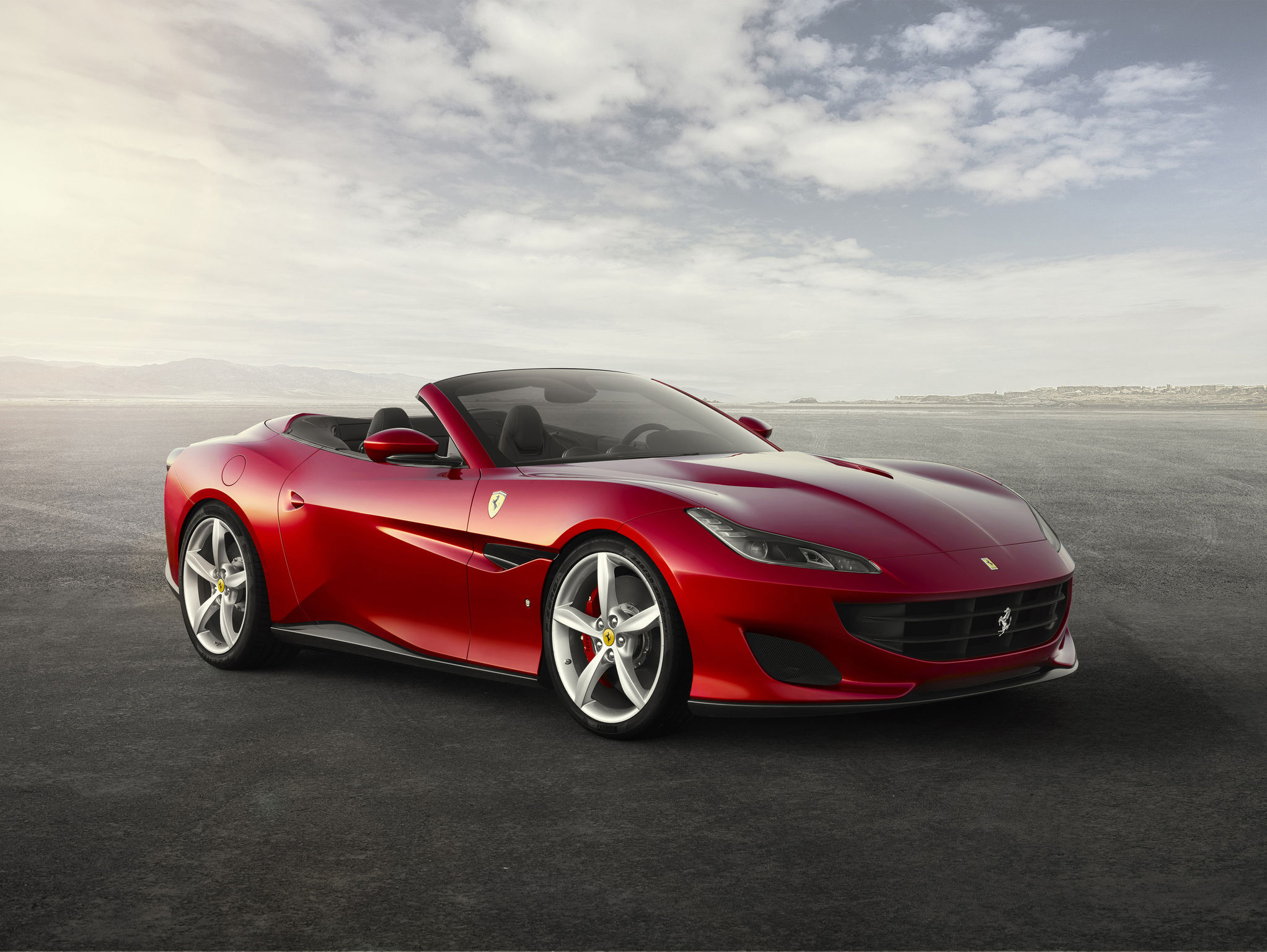 Maßgeschneiderte Autoabdeckung passend für Ferrari Portofino 2018-Heute  indoor (12 farben) mit Spiegeltaschen, OEM-Qualität und Passform