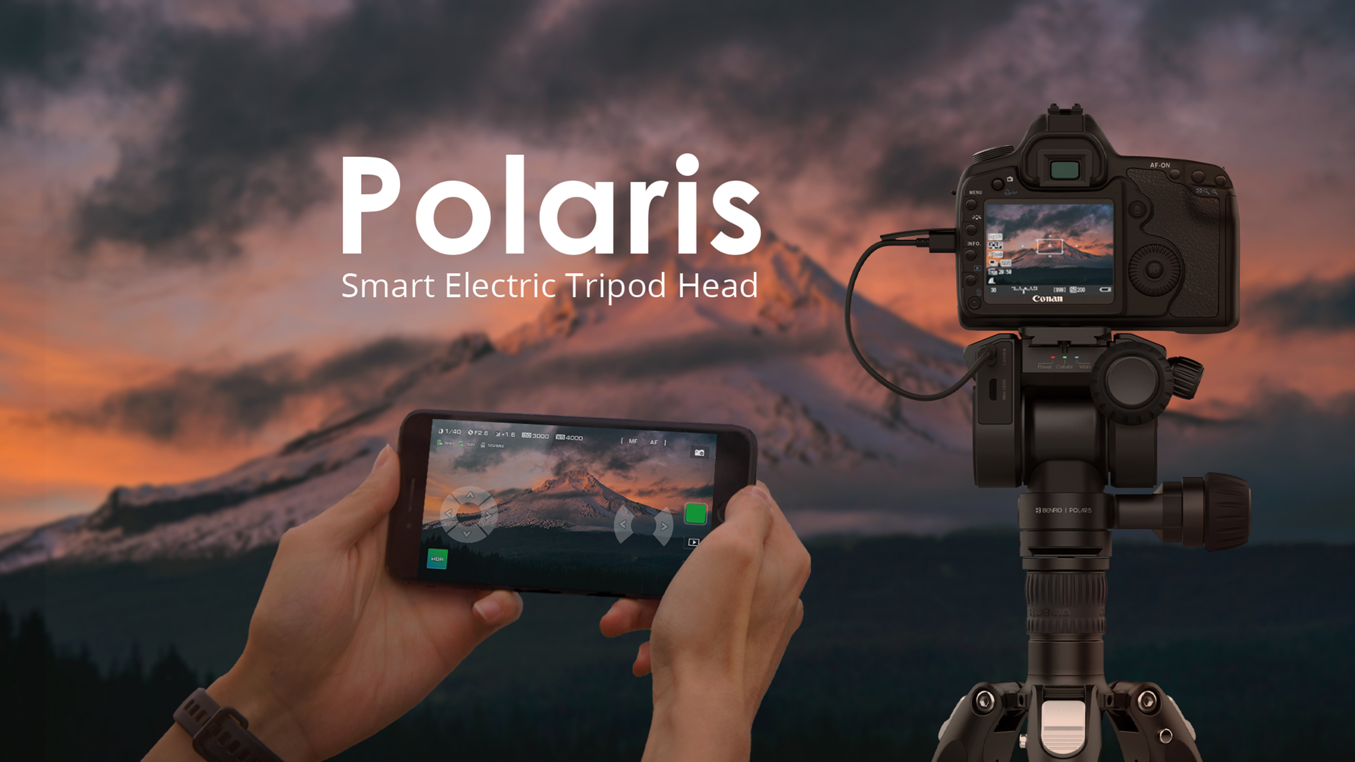 Polaris_ A smart Electric Tripod Head