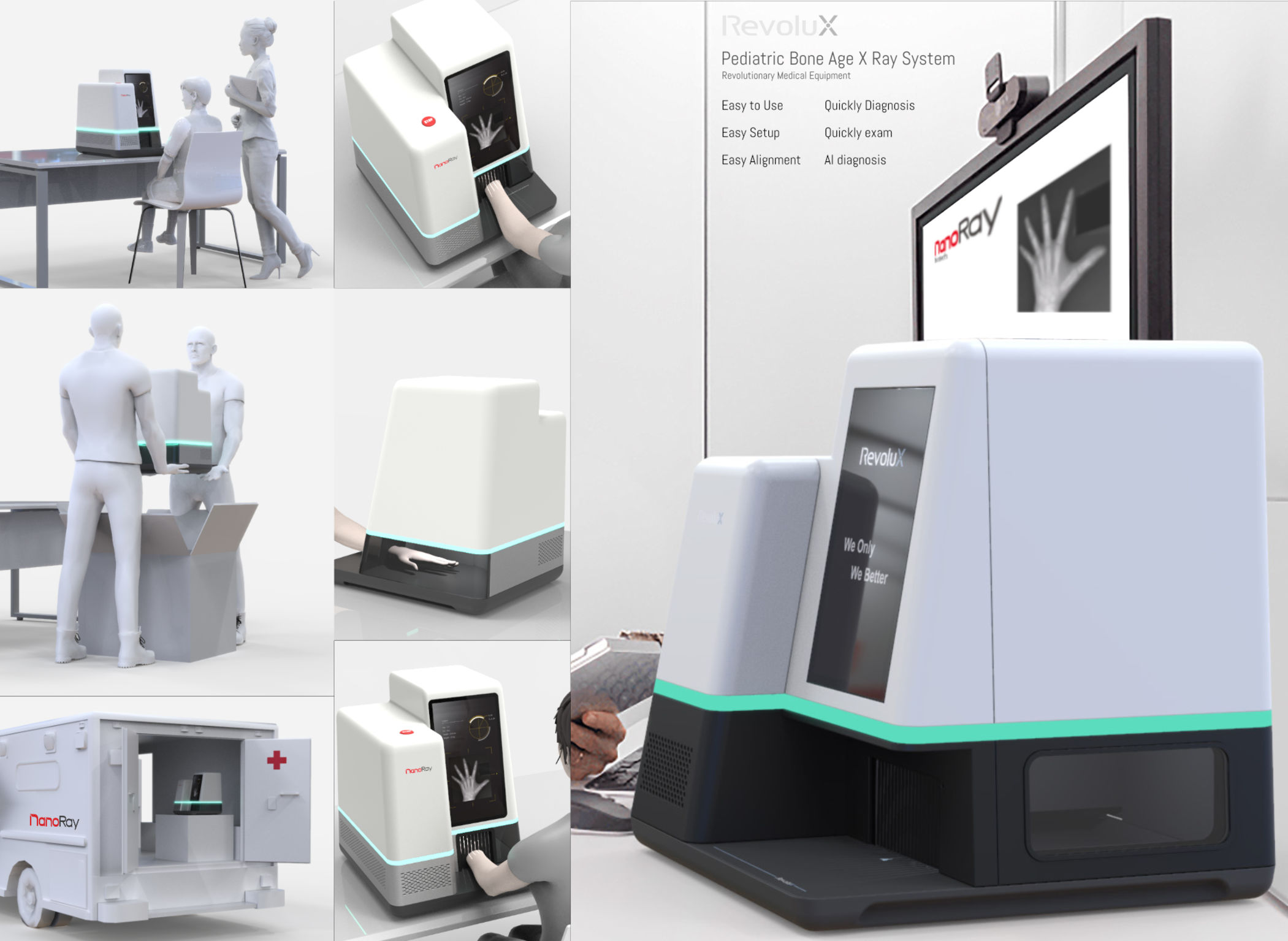 iF Design REVOLUX Pediatric Bone Age X Ray System