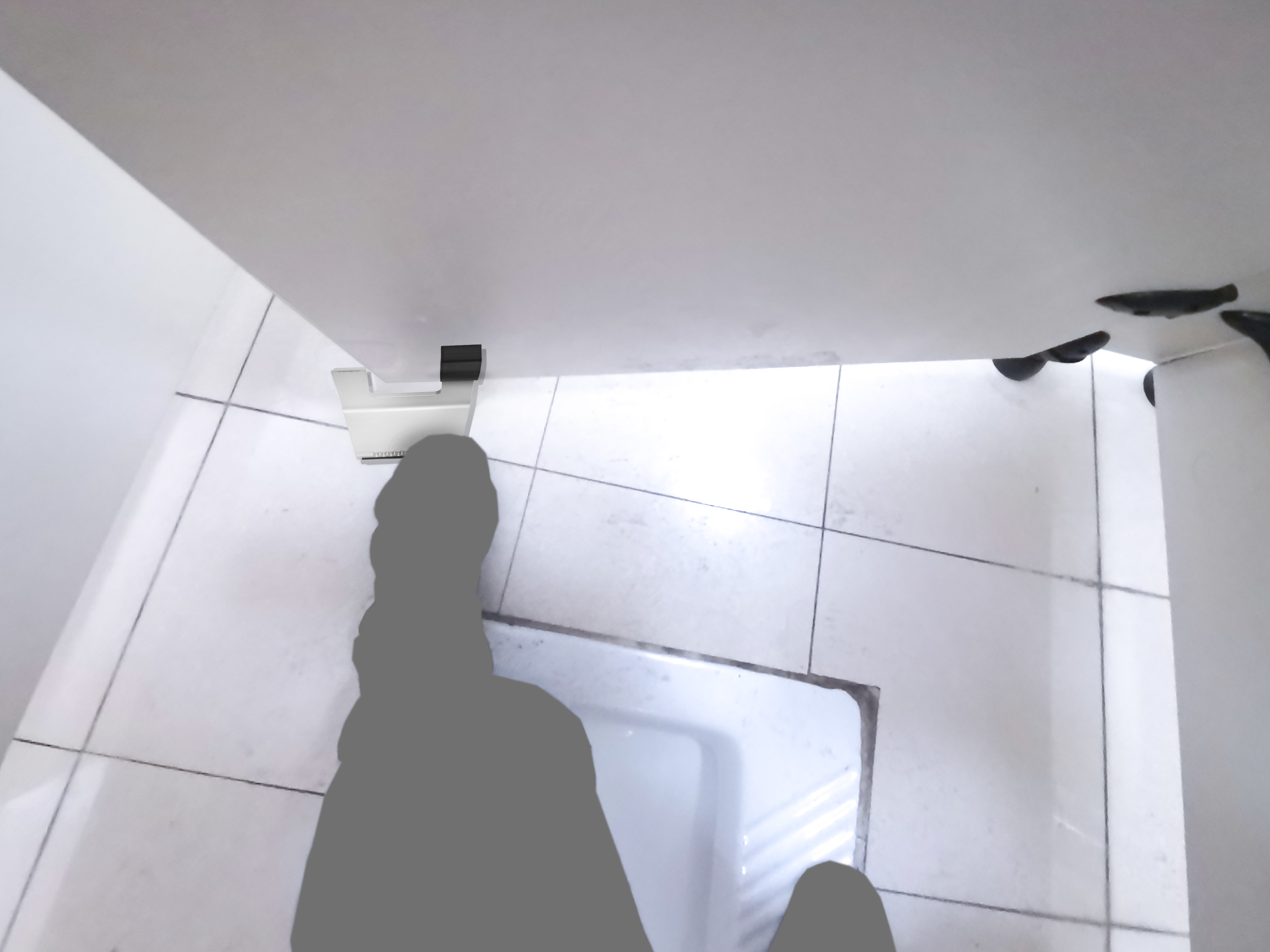 iF Design Public toilet handle with foot