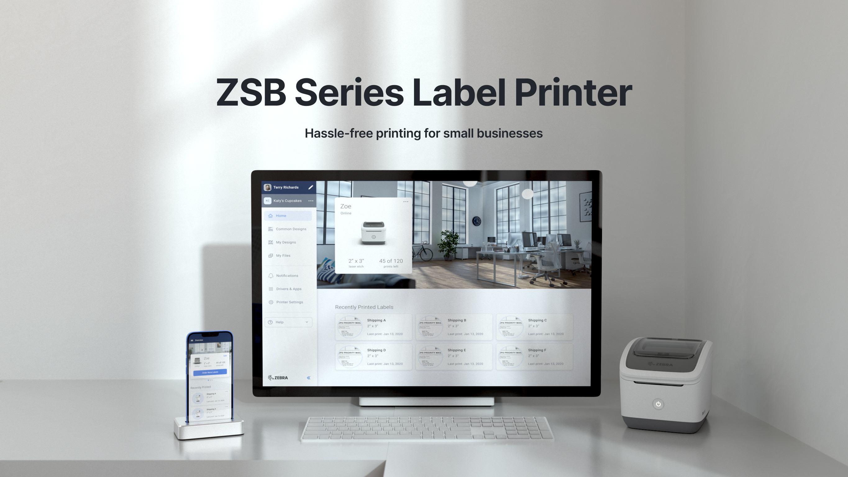 Zebra ZSB Series Label Printing Solution