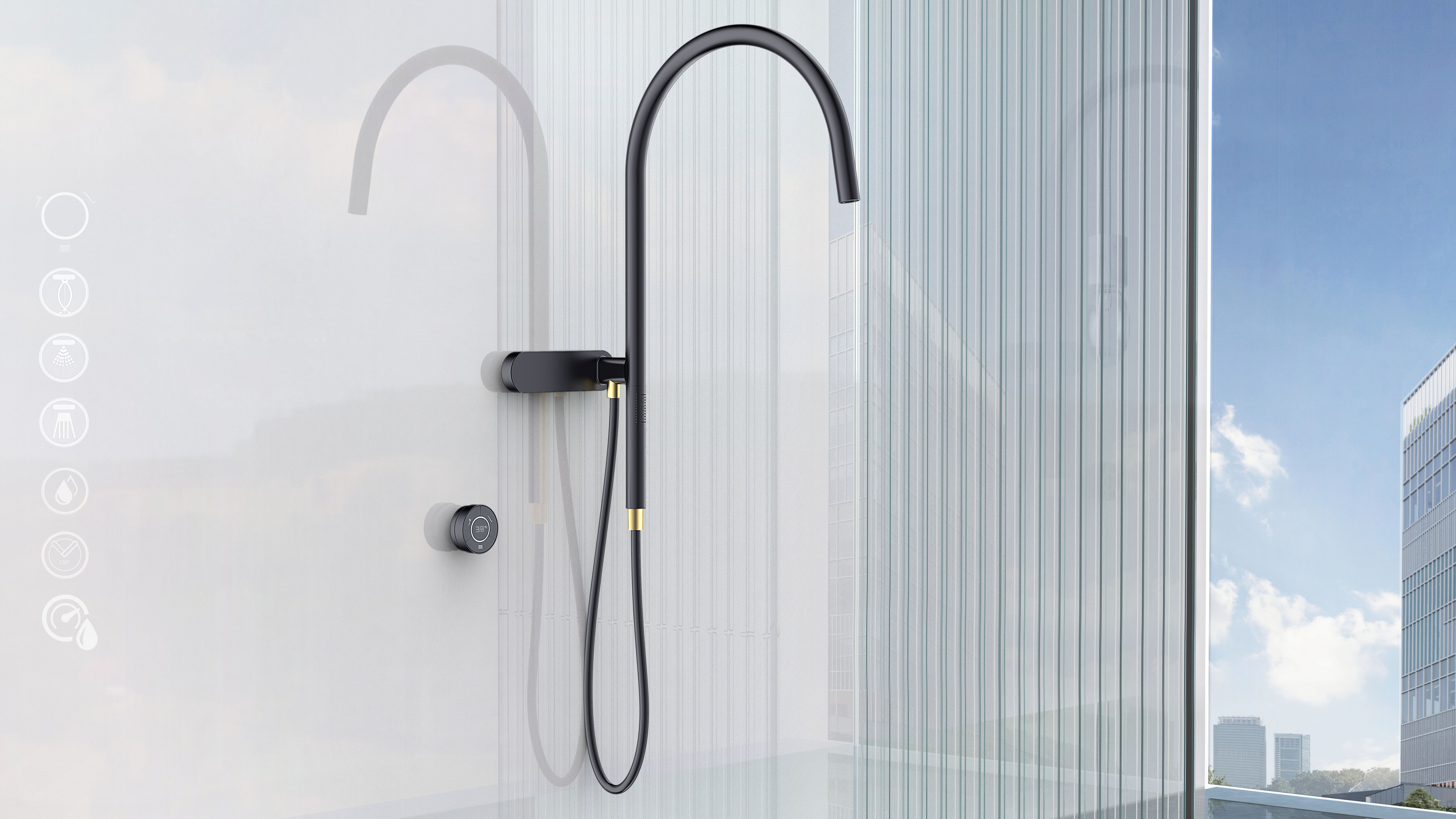 Limi - smart shower pole