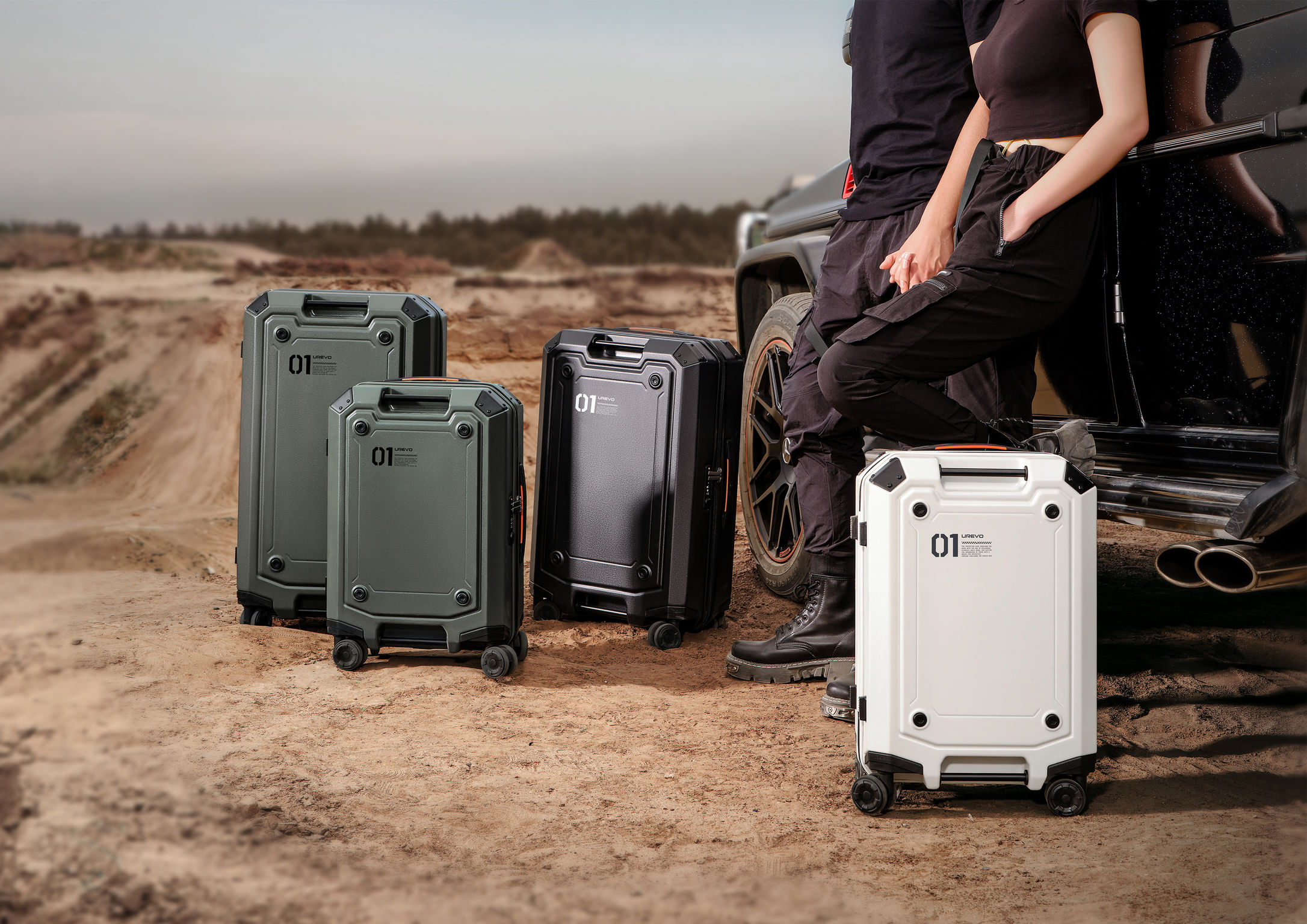 A £3.5k suitcase and a £1.2K Fendi buggy… inside the lavish