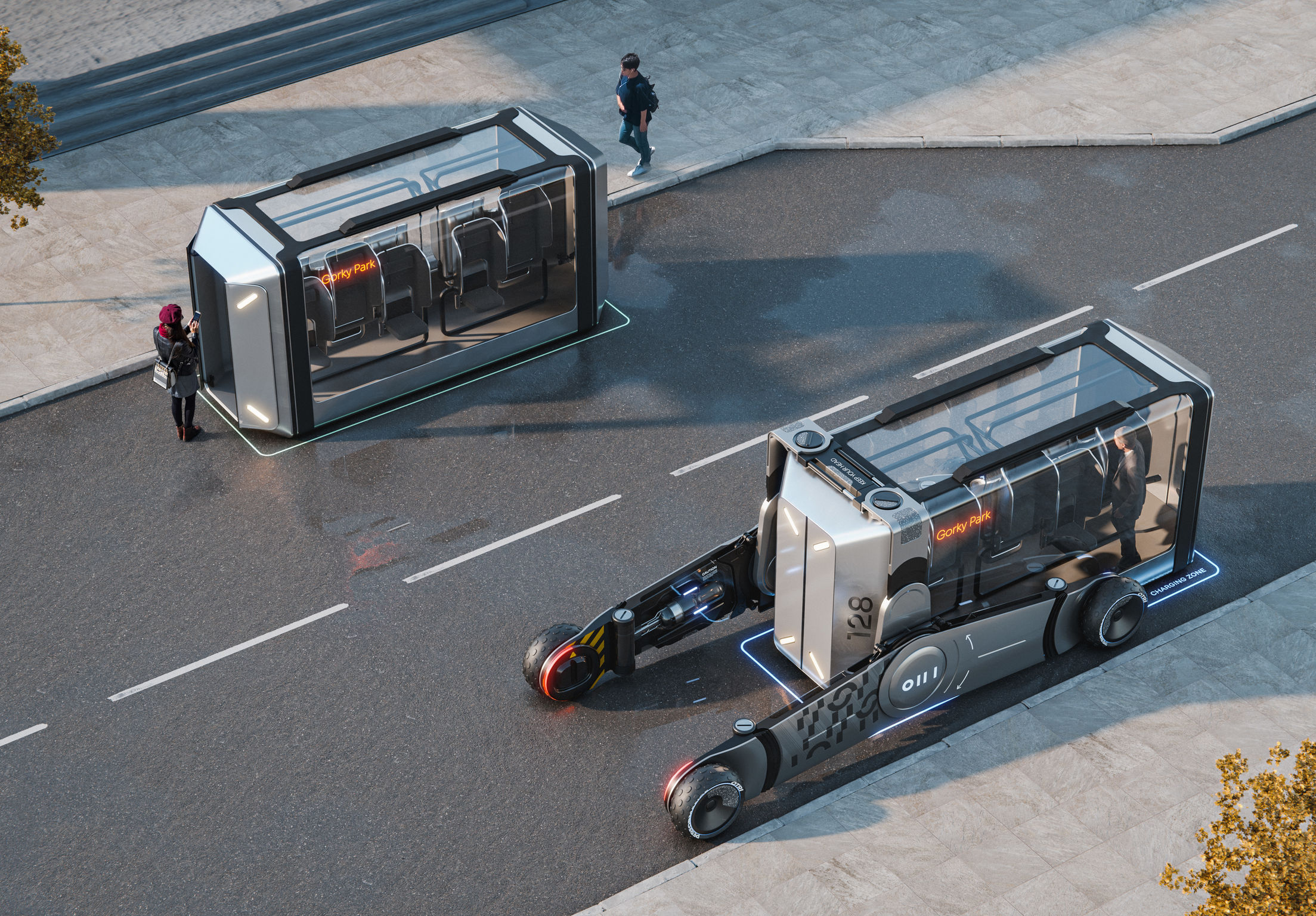 OIII urban driverless transportation system