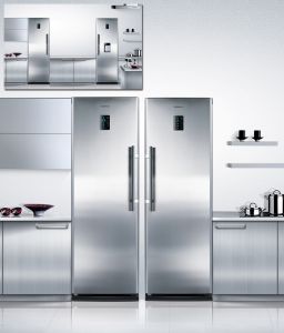 twin refrigerator and freezer