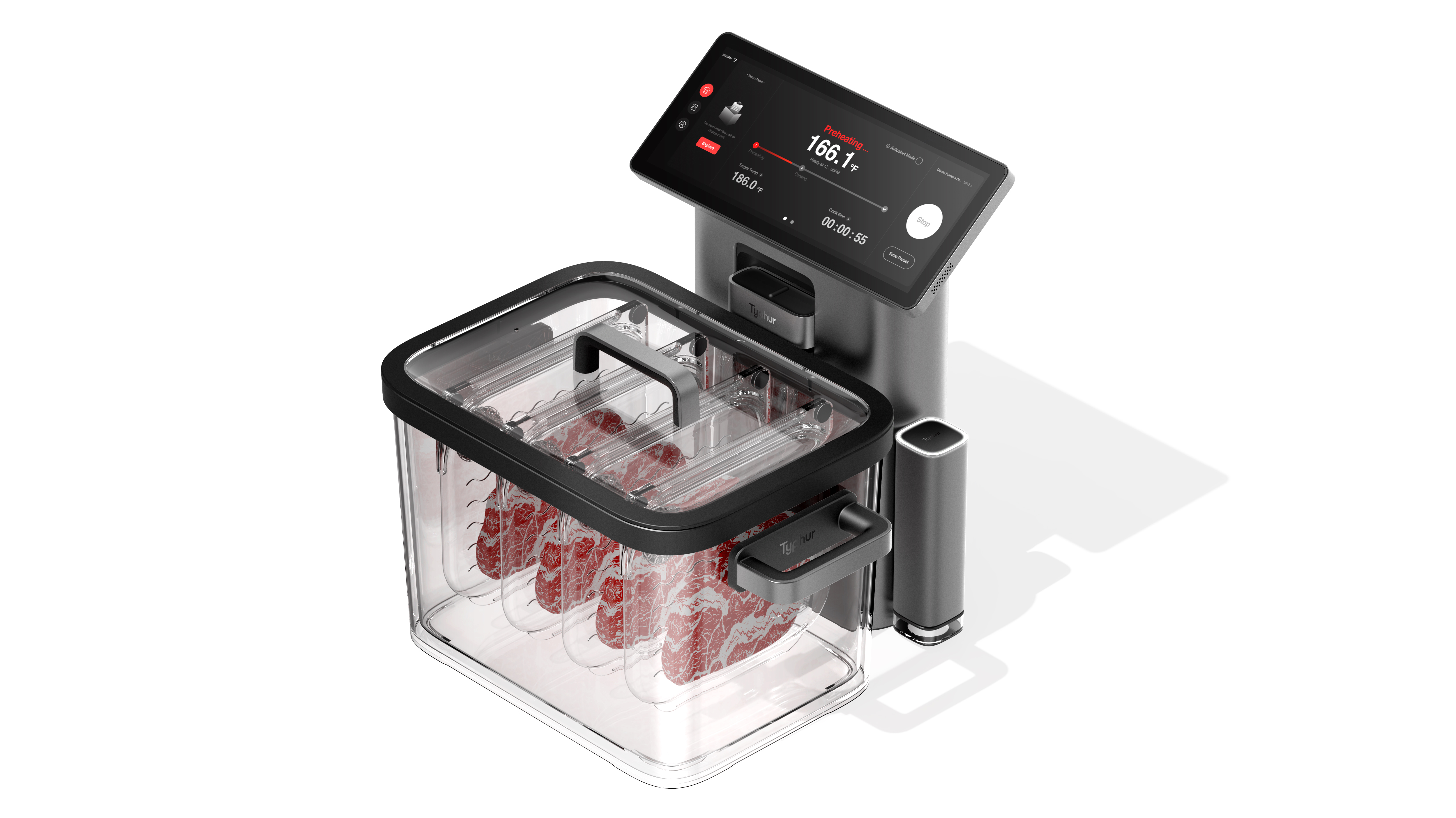 Typhur launches sous vide cooker with 12-inch display
