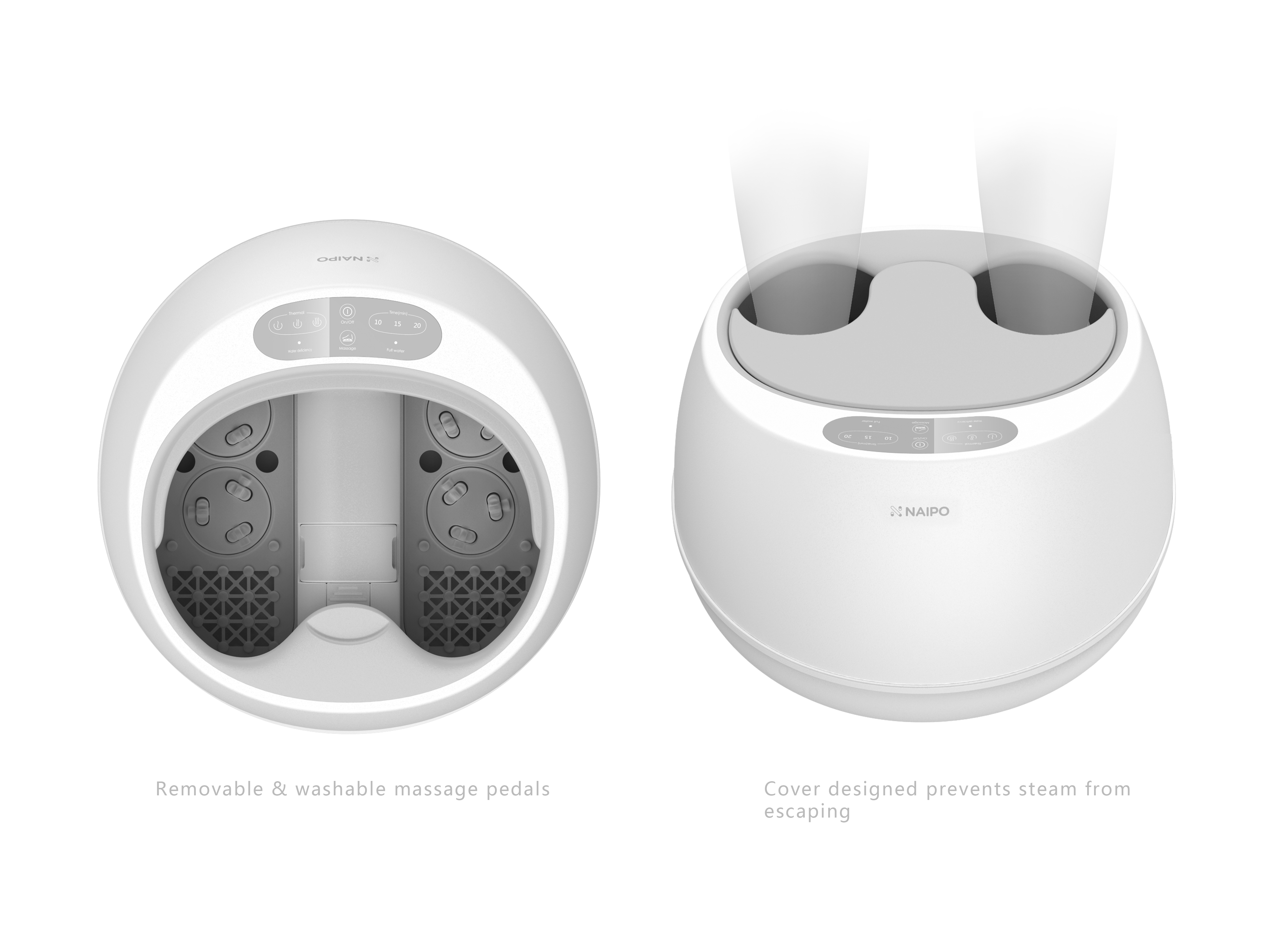 iF Design NAIPO oFlexiSpa Steam Foot Massager